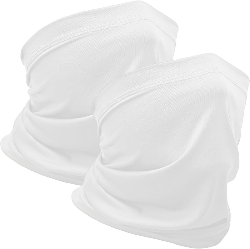 WOXVM 2 Packs Neck Gaiter Face Mask Scarf Gator Sun Cooling Balaclava Bandana Cover UV Protection Headwear for Men Women - Image 1